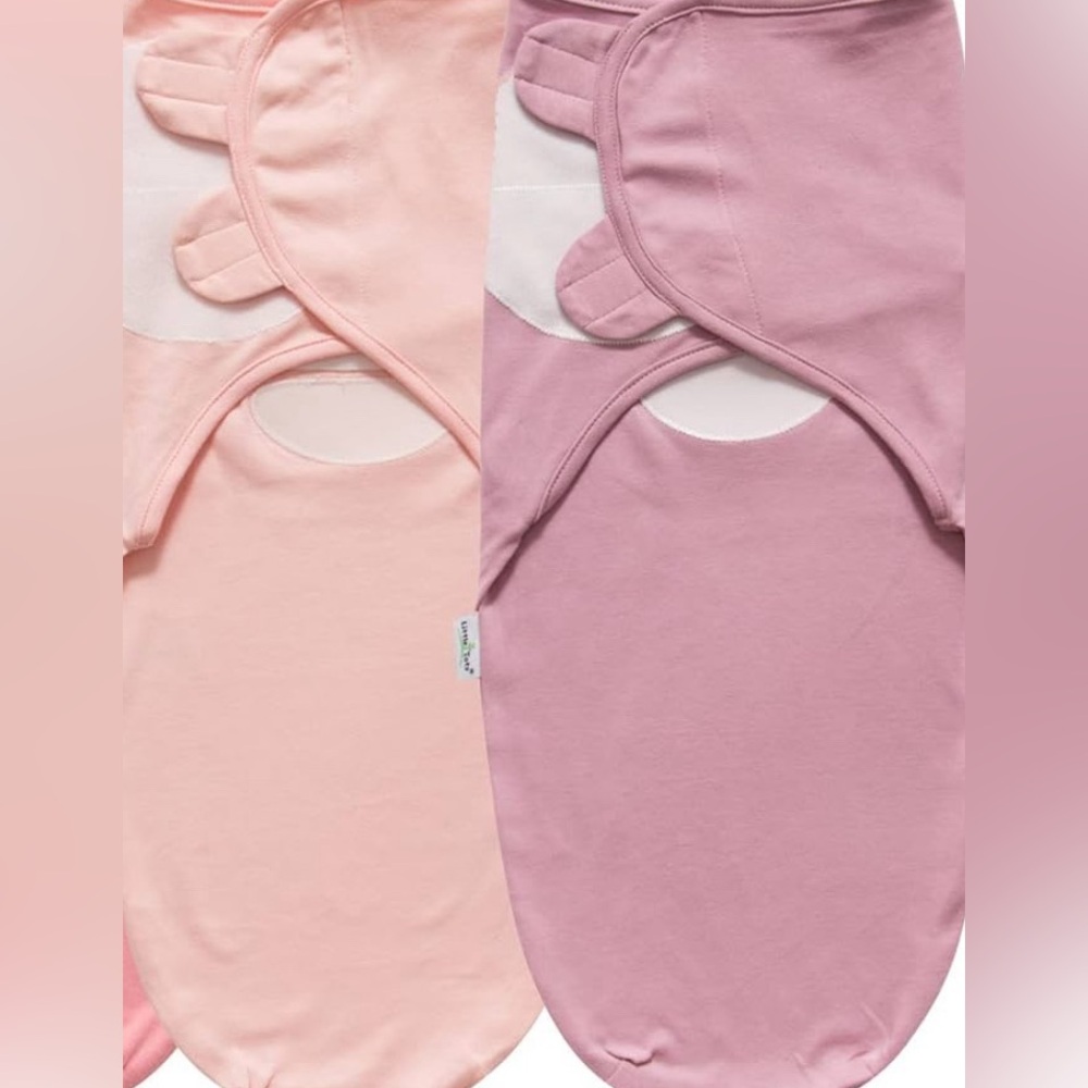 Little Tots Set of 2 Baby Swaddles Sz S/M